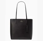 Kate Spade new york Large Jana Tote Brynn Bag Leather Black  Shouder Bag.