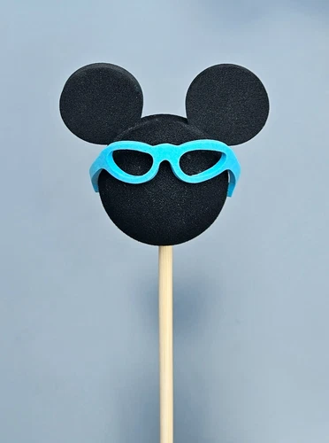Disney Mickey Mouse Blue Sunglasses Car Antenna Topper Auto Accessory