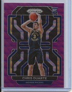 2021 Panini Prizm Prizms Purple Wave Chris Duarte #315
