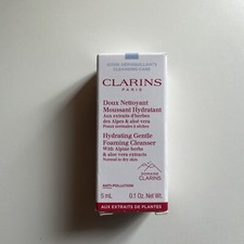 Clarins Hydrating Gentle Foaming Cleanser Alpine and Aloe Vera Extract 0.1oz 5ml