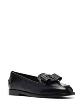 NIB NEW Salvatore Ferragamo Vivaldo Black Leather Bow Loafers 6 6.5 7.5 8.5 9 C