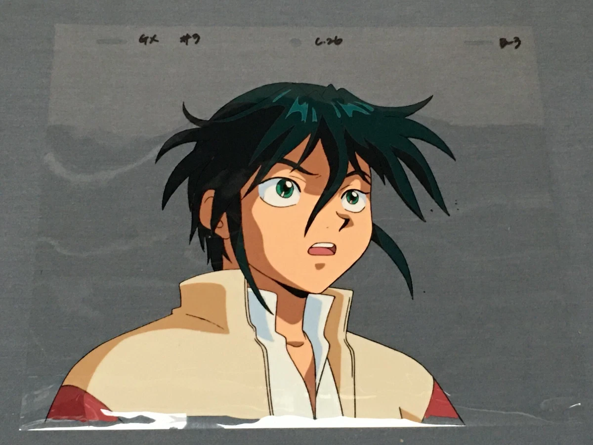 Original production animation cel Gundam X Garrod Ran | eBay