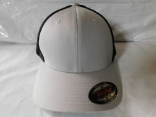 Port Authority Flexfit Mesh Back Cap S / M Baseball Hat Trucker Mid Profile