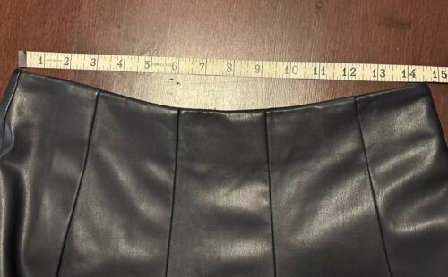 J.Crew MSRP $198 Pleated Faux Leather Skirt in Navy Size 4 Spring 2024 NWOT - Picture 14 of 14
