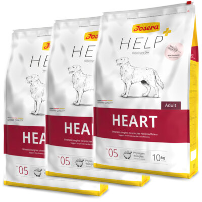 3 x 10 kg Josera Help Heart Hund Unterstützung bei chronischer Herzinsuffizienz