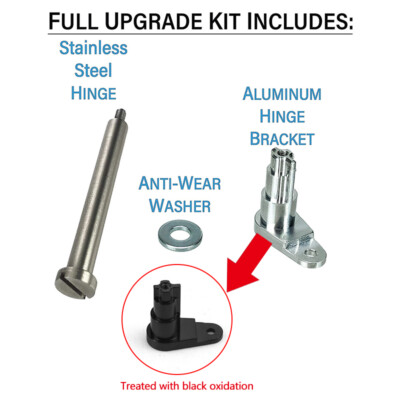 Permanent Repair for Ford F150 2009-14 Fuel Door Repair Hinge Kit Loose Gas Cap