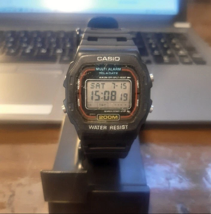 Casio DW 230 Multi Alarm Tel Date eBay