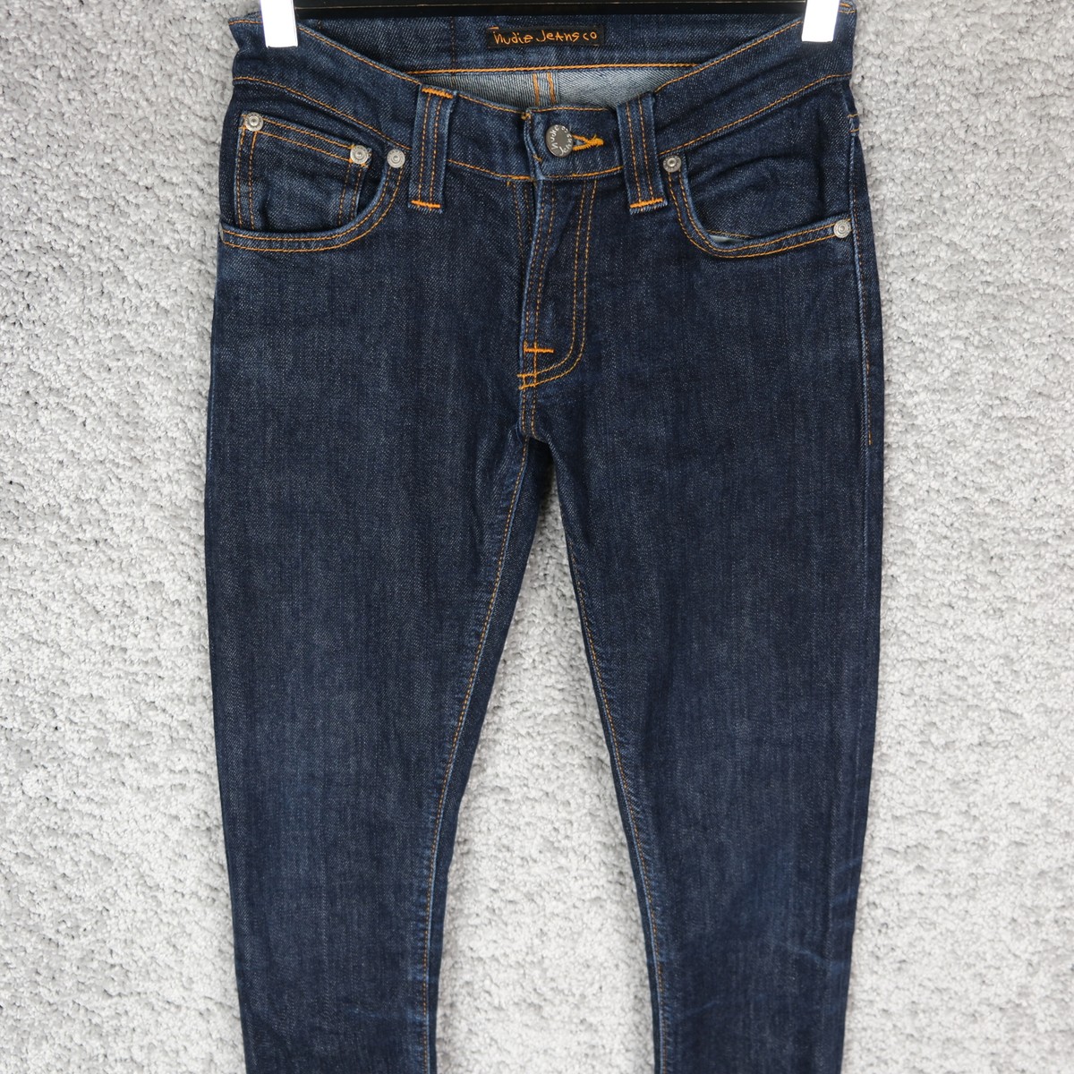 NUDIE JEANS TIGHT LONG JOHN UNISEX DENIM STRETCH W24 L32 NUDIE JEANS TIGHT LONG JOHN UNISEX DENIM STRETCH W24 L32
