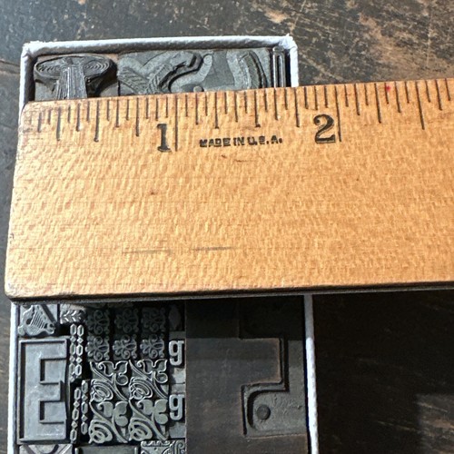 Print Blocks “ Ornamental Borders Dingbats ” Variety of Designs! #-2 Lead & Copp - Picture 19 of 22