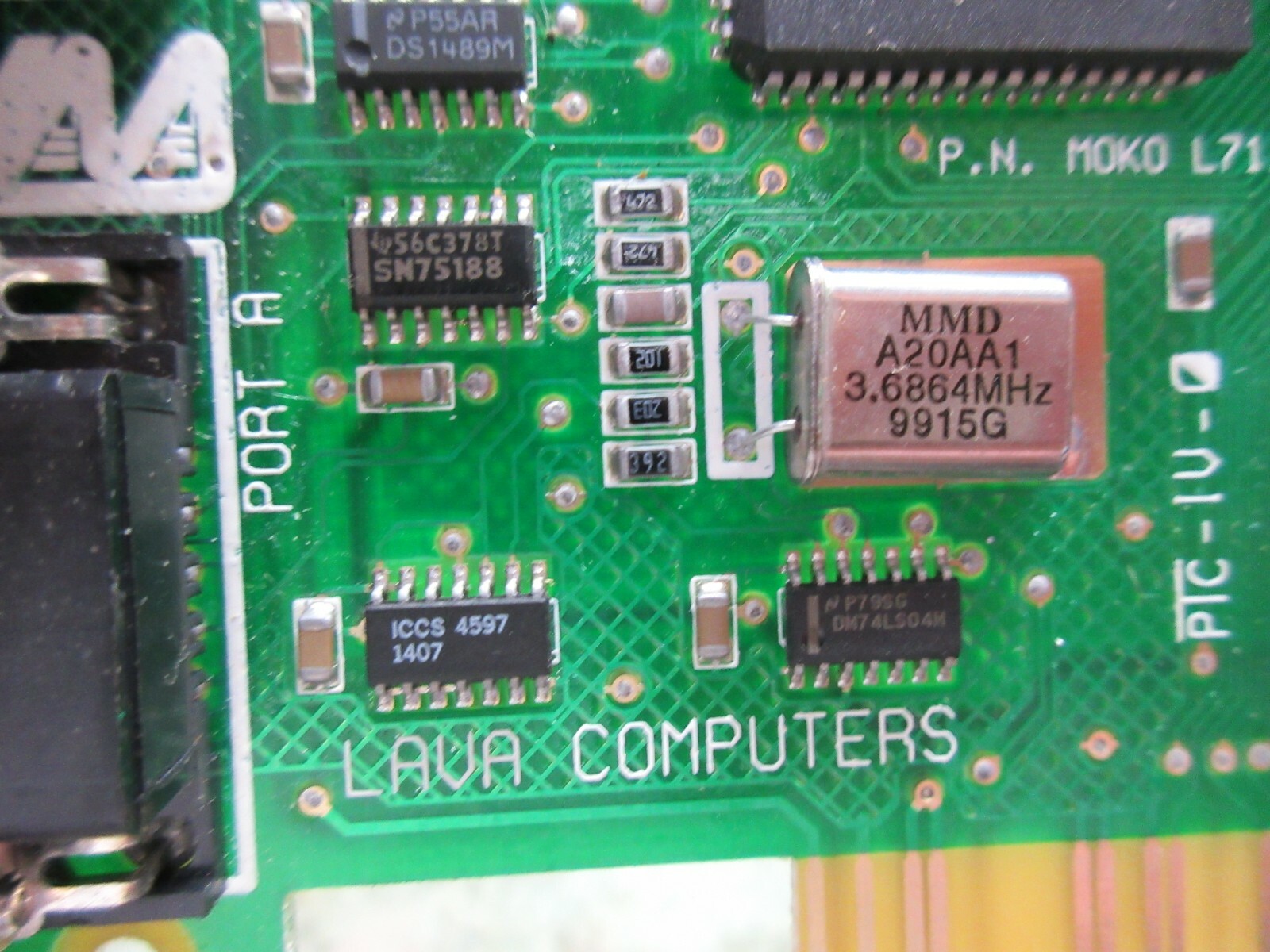 LAVA COMPUTERS VIDEO CARD DSERIAL PCI MOKO L71.0 DIGITAL PCI | eBay ...