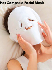 Reusable Hot Facial Mask Towel - Home Spa, Skin Care, Steaming Face Wash