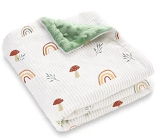 Baby Blankets Bed Blankets with Rainbow Pattern for Toddler Newborn Infant 30x40