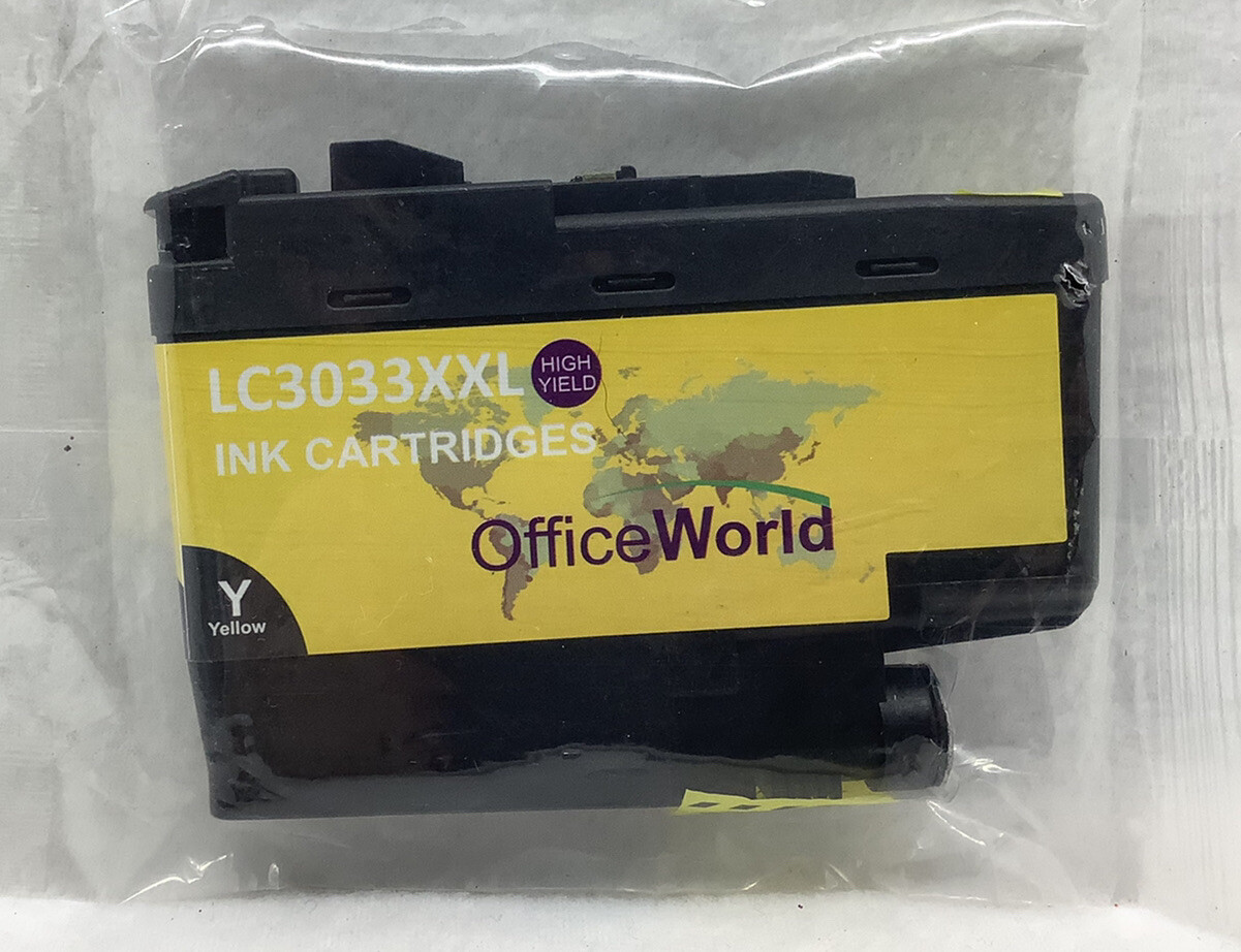 OfficeWorld Yellow Ink Cartridge Replacement for LC3033 LC3033XXL