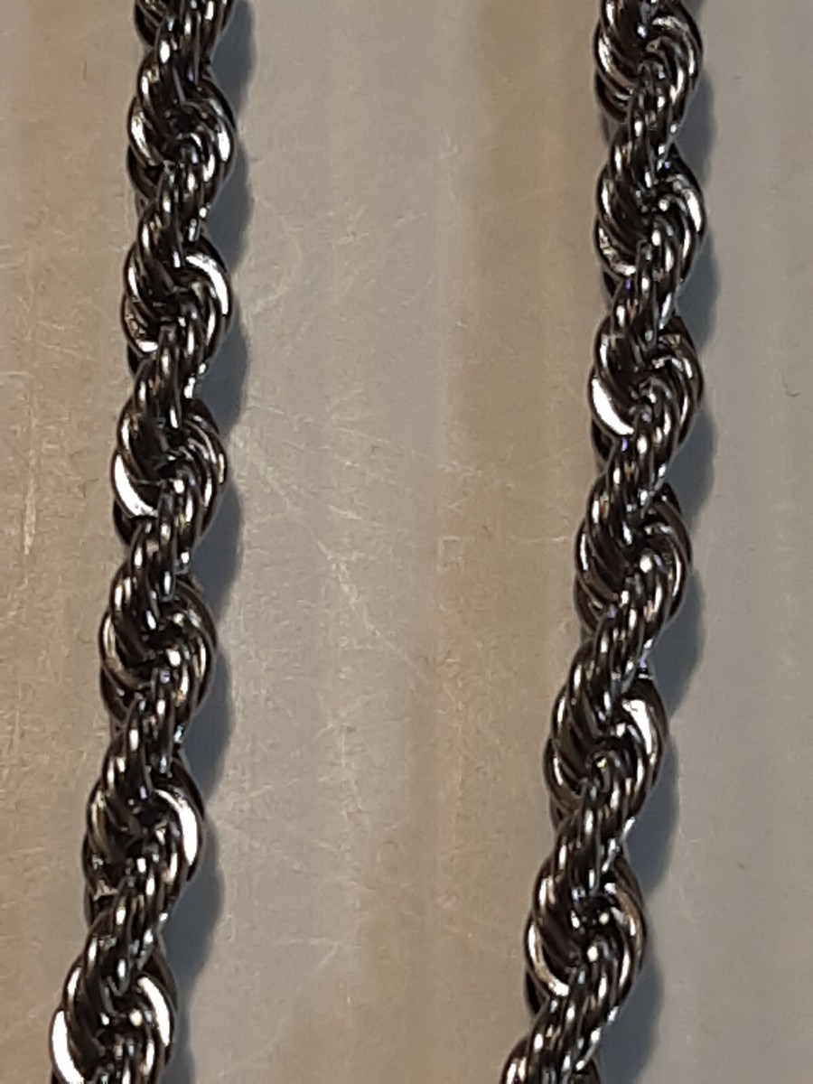 Collana a catena cordolo in acciaio inossidabile da 20 pezzi