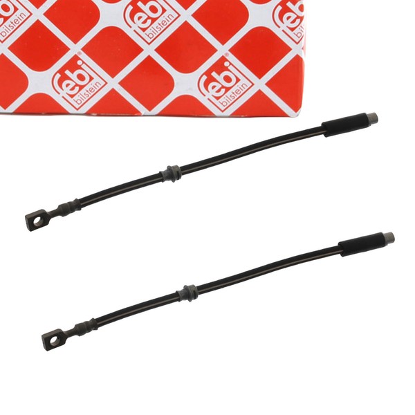 2X febi 14765 Bremsschlauch FüR Opel Astra G Zafira A Vorne 562377 / 90498319-image