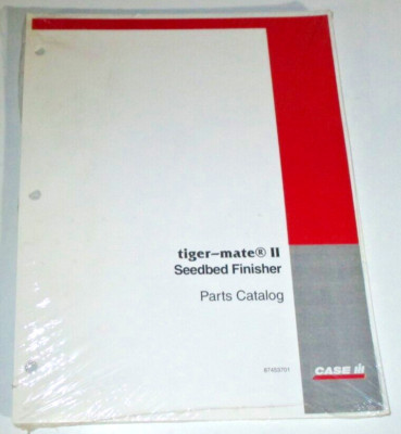 Case IH Tiger-Mate II Seedbed Finisher Parts Catalog Manual Book NOS! ORIGINAL!