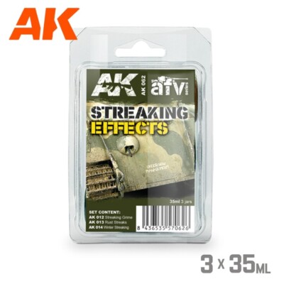 AK Interactive: Streaking Effects - Weathering Set - AK062