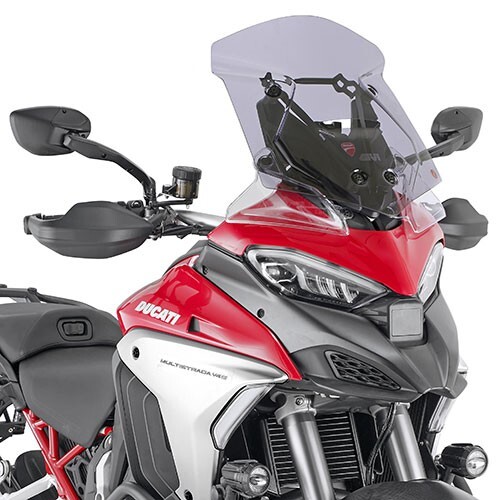 Cupolino rialzato originale GIVI DUCATI MULTISTRADA V4 1100 / S 2023 Fumé chiaro
