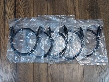 Lot of Five (5) ~ 3 Ft Toslink Digital Fiber Optic Patch Cables ~ SPDIF Cord