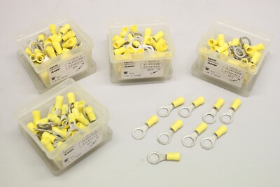 150x TYCO ELECTRONICS 2,7-6,6mm² M10 Ringöse Kabelschuh 1-1377173-3 OVP