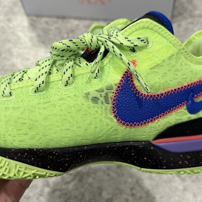Size 9 - Nike Zoom LeBron NXXT Gen Glitch Ghost Green Racer Blue