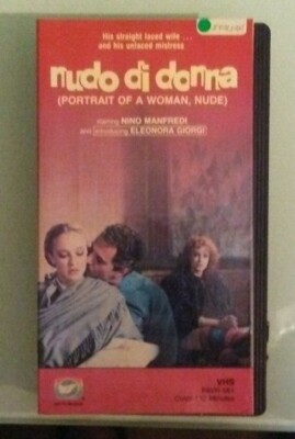nino manfredi  NUDO DI DONNA jean pierre cassel  VHS VIDEOTAPE english subtitles