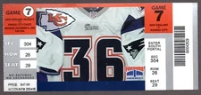 2000 NEW ENGLAND PATRIOTS VS KANSAS CITY CHIEFS TICKET NEAR MINT TOM BRADY DNP