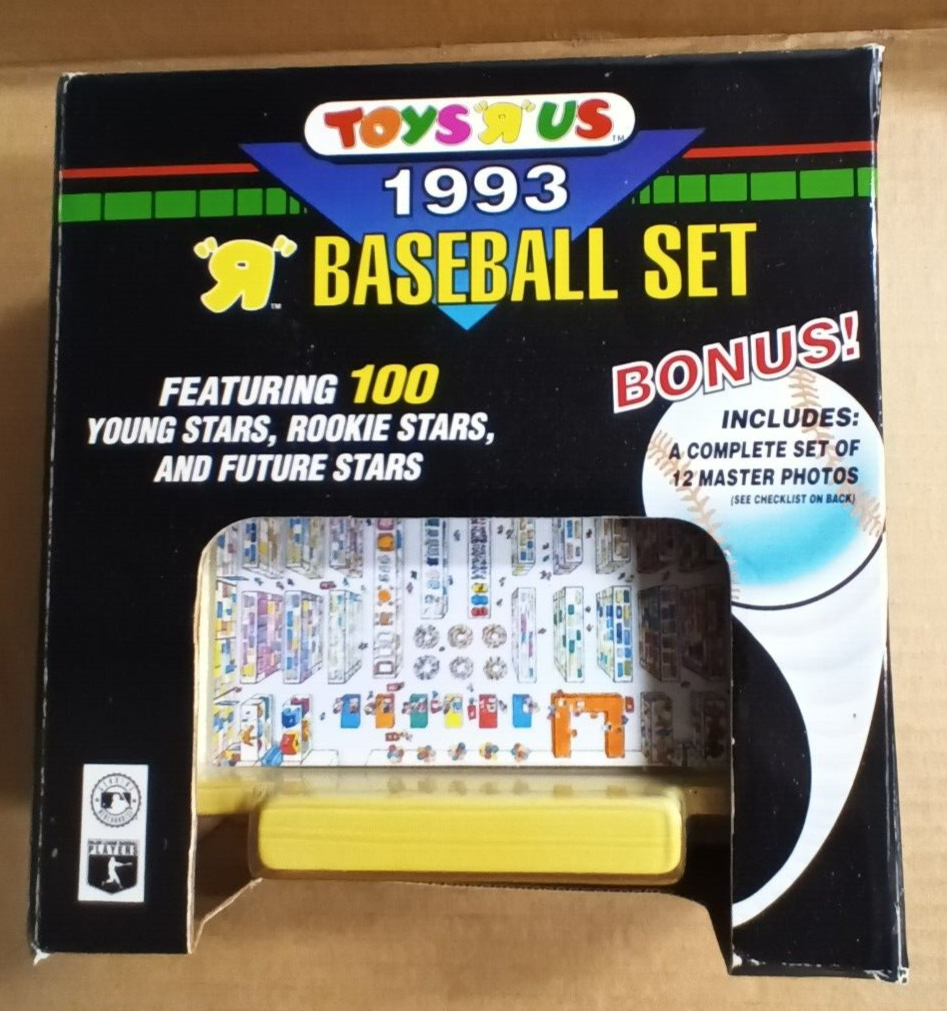 1993 Toys R Us Baseball Factory 100Card Set w/Bonus Master Photos Set