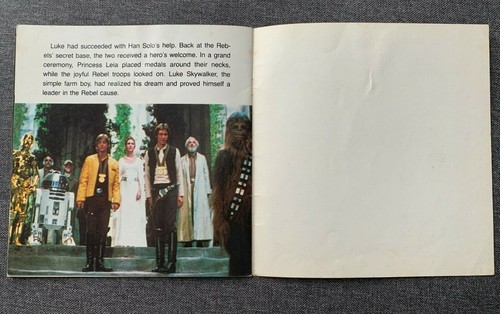 STAR WARS 1979 Full Colour Read-Along 24-Page BOOK ONLY (no cassette) - Picture 5 of 6