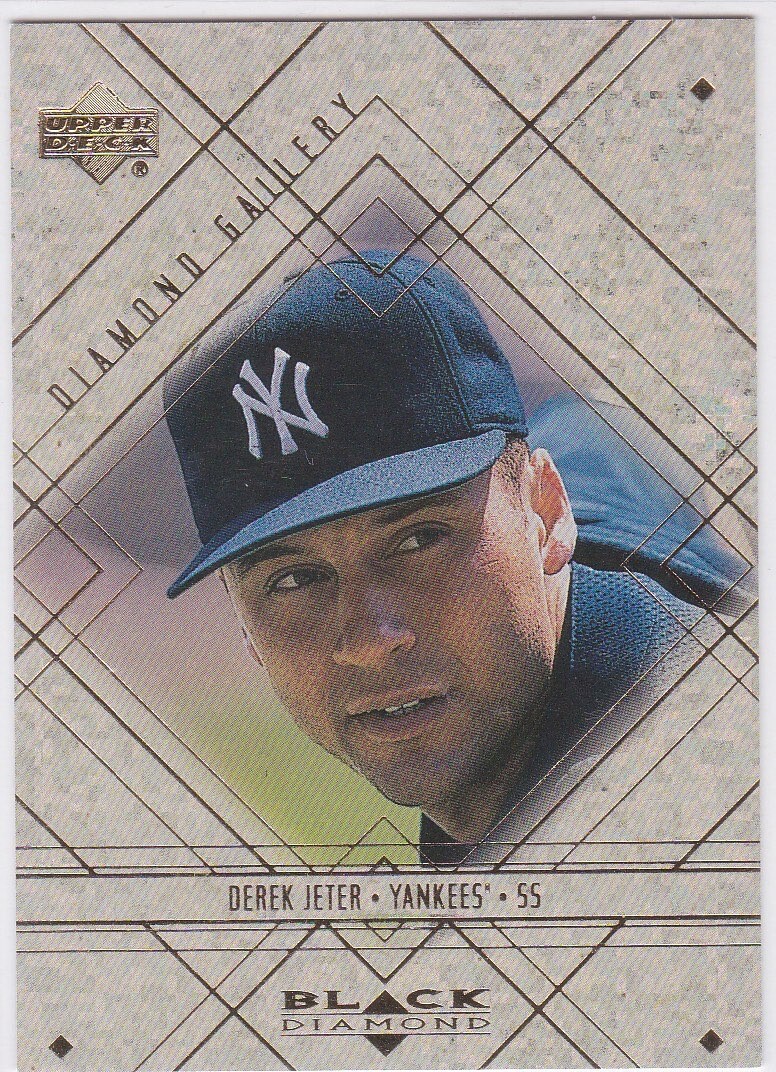 DEREK JETER New York Yankees Baseball 1999 UPPER DECK BLACK DIAMOND GALLERY #G1