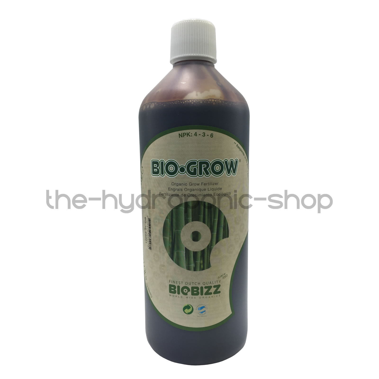 Biobizz Bio Grow 1L - Organic Plant Nutrient