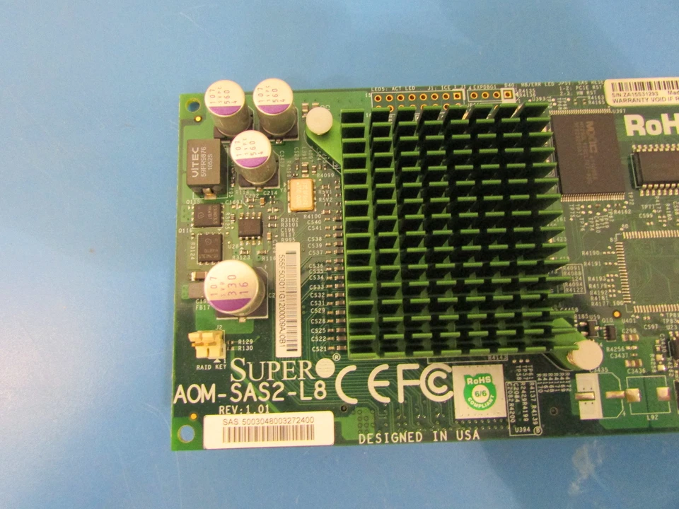 Supermicro AOM-SAS2-L8 2.0 Storage Mezzanine Controller Card - Image 3 of 4