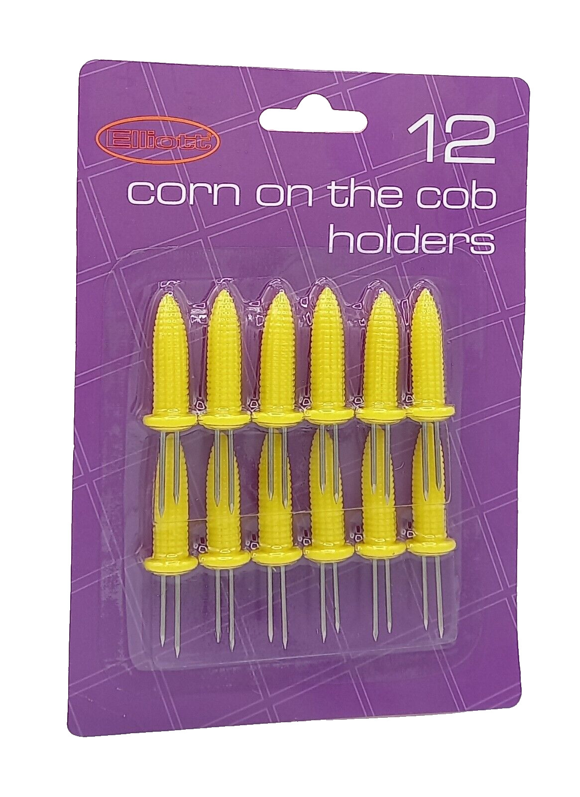 Corn on the Cob Skewers Sweet Corn Yellow Holders Prong Fun BBQ Cooking x 12