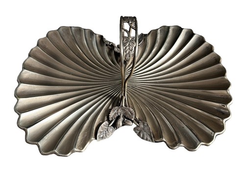 Robert’s & Belk Antique Silver Plated Shell Scallop Clam Dish - Beautiful - Picture 2 of 6
