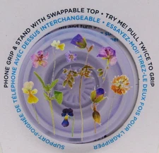 PopSockets Phone Grip Stand Plant Based Purple Fields POPGRIP Popsocket