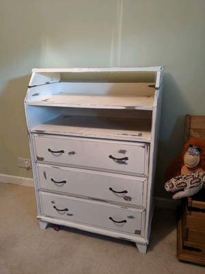 shabby chic changing table