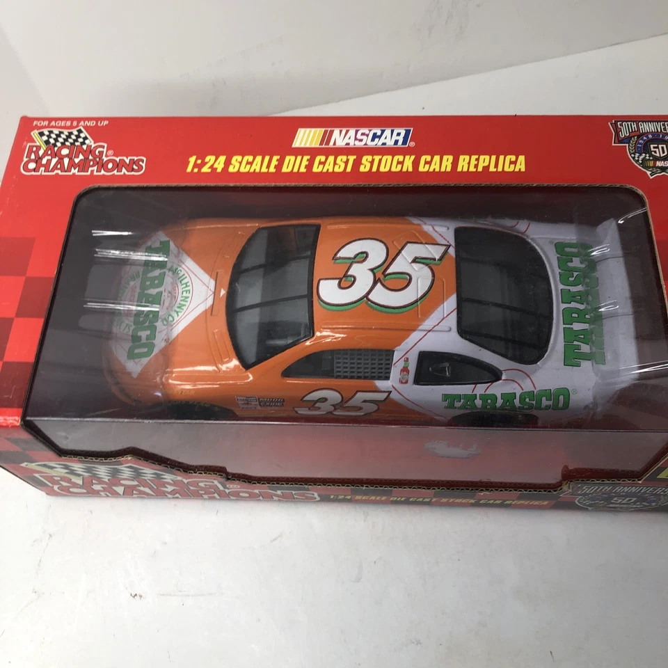 RACING CHAMPIONS 1998 TODD BODINE #35 TABASCO PONTIAC GRAND PRIX 1:24 SCALE - Image 3 of 4