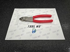 Snap-on Tools Usa New Red 8 Combocut Flush Cutter Whard Wire Feature Cc87acf