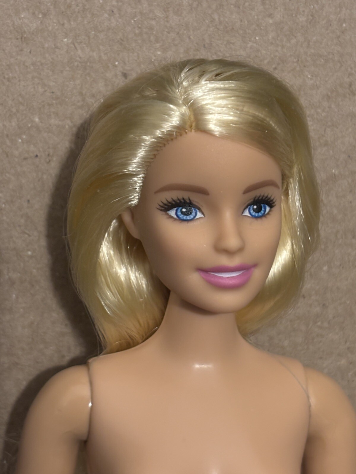 Nude Blonde Curvy Barbie Millie Face from Barbie Campaign Team  Set 2020