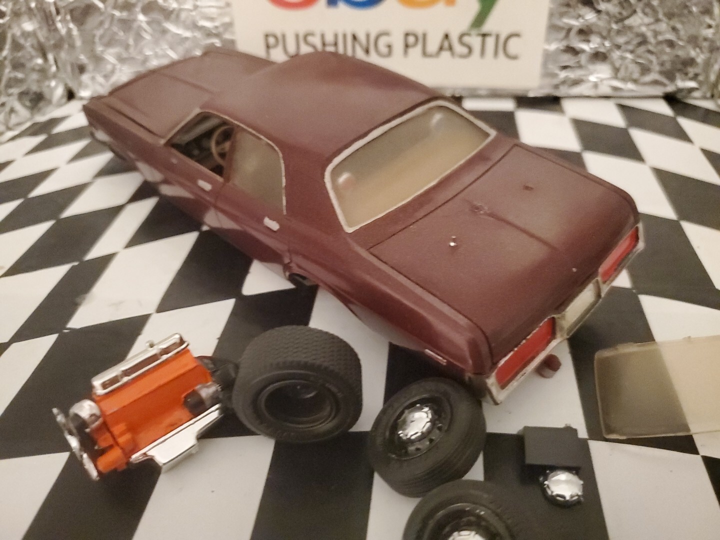 MODEL CAR PARTS MPC DODGE MONACO POLICE CAR PARTS GOOD STUFF LEFT eBay