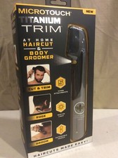 Microtouch Titanium Trim At Home Haircut and Body Groomer New In Box hot item