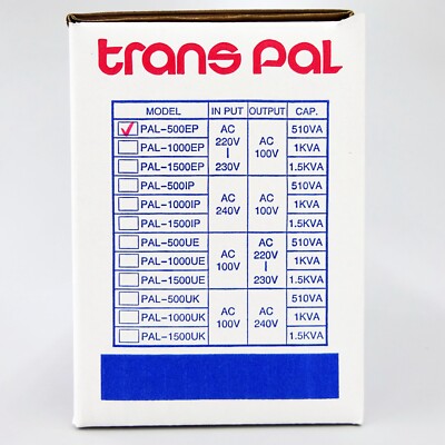 Transformer Voltage Step Down Converter 220-230V to 100V 510VA