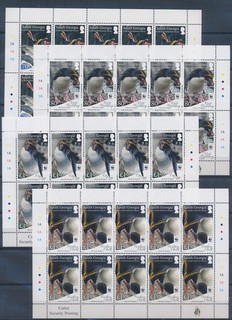 XE74757 South Georgia 2017 penguins animals birds sheets XXL MNH