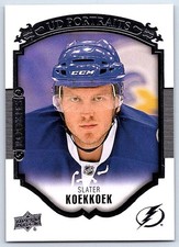2015-16 Upper Deck UD Portraits Slater Koekkoek Rookie Tampa Bay Lightning #P-91