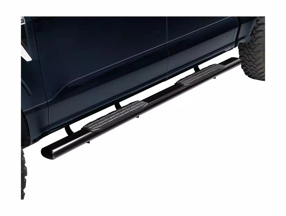 Ionic 5" Black Nerf Bars Fit 09-18 Ram 1500, 19-23 1500 Classic DS w/5-Lugs Quad — 第 2/4 张图片