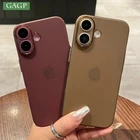 Ultra Thin PP Slim Matte Shockproof Clear Case Cover for iPhone 17 16 15 Pro Max