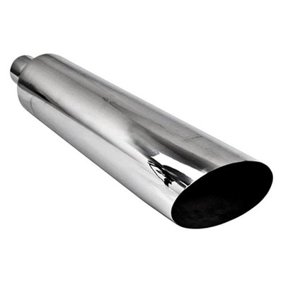 Exhaust Stack Diesel Series Round Non-Rolled Edge Angle Cut Exhaust Stack 5''