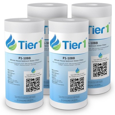 10 x 4.5 Inch DGD-2501 1 Micron Polypropylene Sediment Water Filter 4 Pack