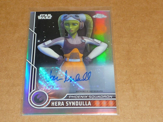 2023 Topps Chrome Star Wars Vanessa Marshall Hera Syndulla Autograph/Auto O2156