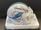 Dwight Stephenson Miami Dolphins Autographed Mini Helmet Schwartz Sports COA